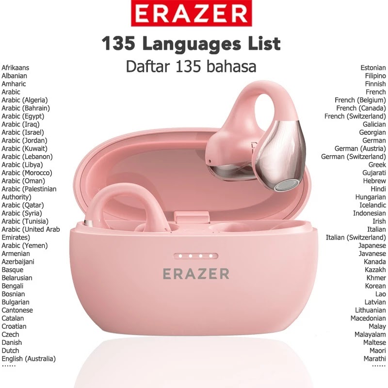 Lenovo ERAZER XF39 TWS Ear-Clip Earphone Bluetooth Headset 6.0 AI Translation Earbuds